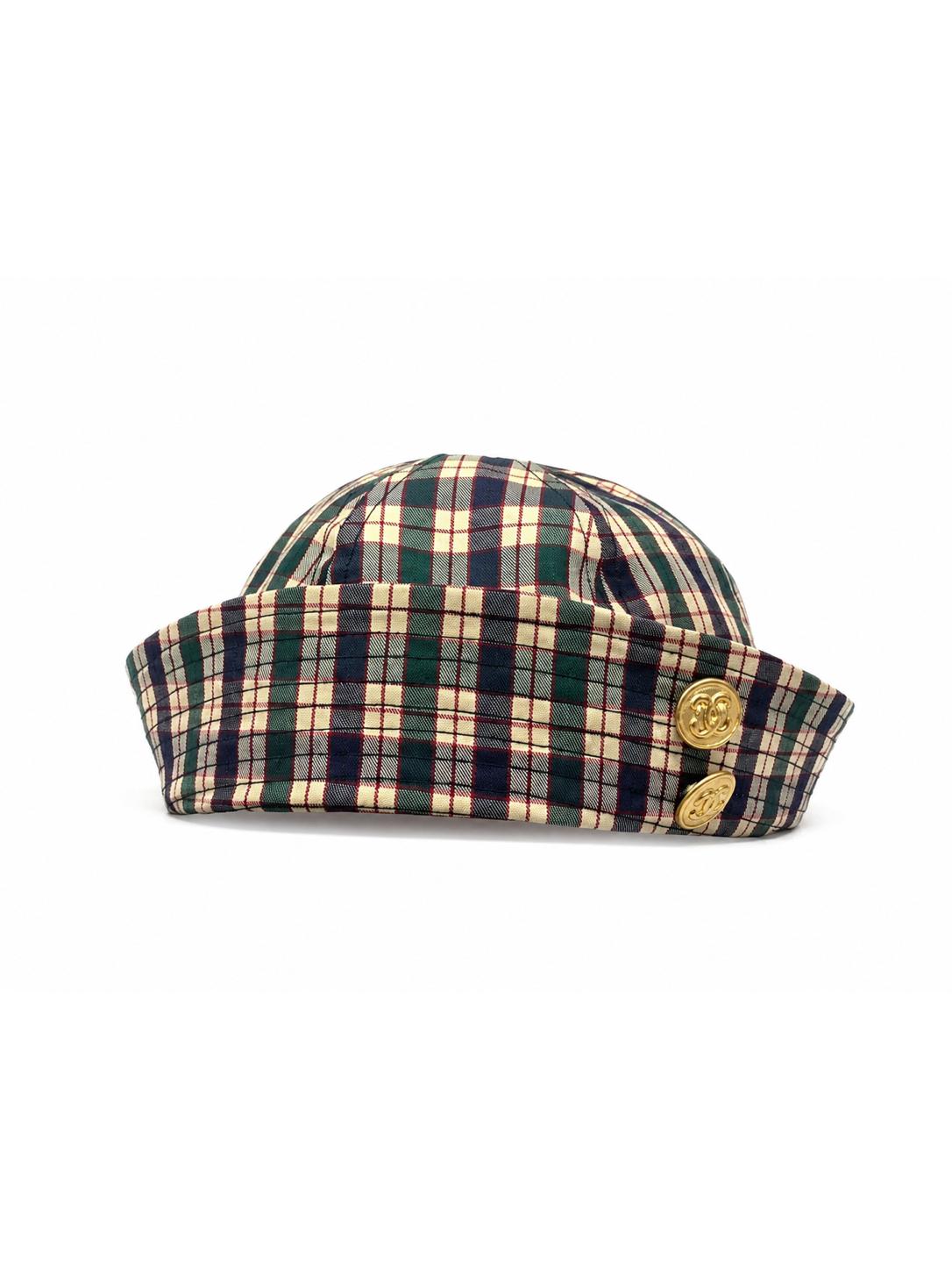 Plaid fisherman hat