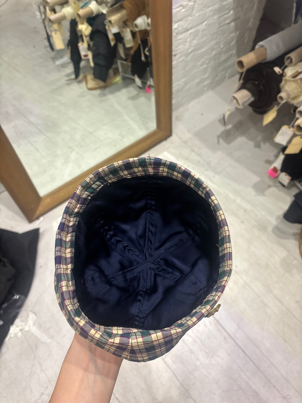 Plaid Sailor Hat